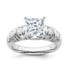 Thumbnail Image 3 of Previously Owned Hearts Desire Ring Setting 1/2 ct tw Diamonds 18K White Gold/Platinum