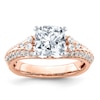 Thumbnail Image 3 of Previously Owned Hearts Desire Ring Setting 1/2 ct tw Diamonds 18K Rose Gold