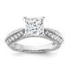 Thumbnail Image 3 of Previously Owned Hearts Desire Ring Setting 1/2 ct tw Diamonds 18K White Gold/Platinum