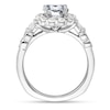 Thumbnail Image 2 of Previously Owned Hearts Desire Diamond Ring Setting 1 ct tw Round 18K White Gold/Platinum