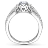 Thumbnail Image 2 of Previously Owned Hearts Desire Diamond Engagement Ring Setting 3/4 ct tw Round 18K White Gold
