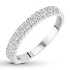 Thumbnail Image 4 of Previously Owned Diamond Anniversary Ring 3/8 carat tw Round 14K White Gold