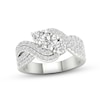 Thumbnail Image 1 of Previously Owned Diamond 3-Stone Ring 1-1/3 ct tw Round 14K White Gold