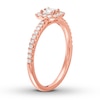 Thumbnail Image 3 of Previously Owned Ever Us Diamond Ring 3/8 ct tw 10K Rose Gold