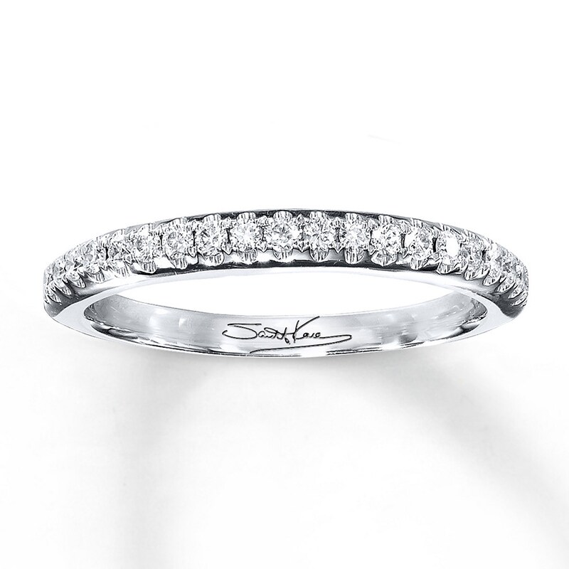 Main Image 1 of Previously Owned Scott Kay Band 1/5 ct tw Diamonds 14K White Gold