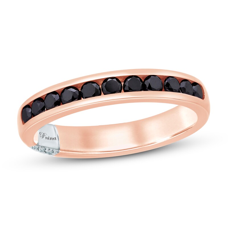 Main Image 1 of Previously Owned Pnina Tornai Forever And Ever Diamond Anniversary Ring 1/2 ct tw Round 14K Rose Gold