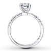 Thumbnail Image 2 of Previously Owned Diamond Ring Setting 1/6 carat tw Round 14K White Gold
