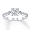 Thumbnail Image 2 of Previously Owned Diamond Engagement Ring Setting 1/15 ct tw Round 14K White Gold