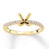 Thumbnail Image 1 of Previously Owned Diamond Engagement Ring Setting 1/6 ct tw Round 14K Yellow Gold