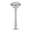 Thumbnail Image 2 of Previously Owned Michael M Diamond Ring Setting 3/8 ct tw Round 18K White Gold (Center diamond is sold separately)