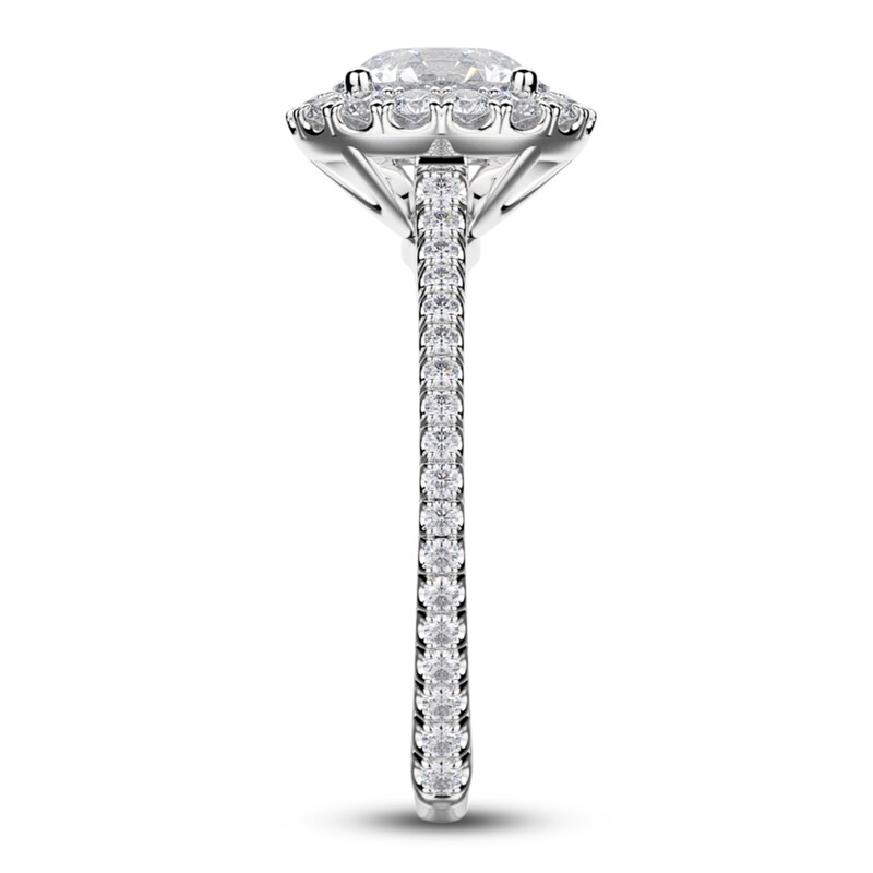 Main Image 2 of Previously Owned Michael M Diamond Ring Setting 3/8 ct tw Round 18K White Gold (Center diamond is sold separately)