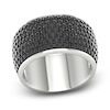Thumbnail Image 1 of Previously Owned Men's Black Diamond Ring 2 ct tw Round 10K White Gold