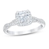 Thumbnail Image 1 of Previously Owned Royal Asscher Laurentine Diamond Engagement Ring 1 1/3 ct tw Square Emerald-cut 14K White Gold