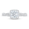 Thumbnail Image 3 of Previously Owned Royal Asscher Laurentine Diamond Engagement Ring 1 1/3 ct tw Square Emerald-cut 14K White Gold