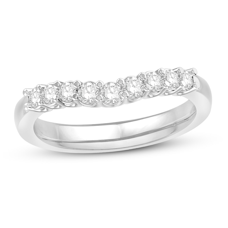 Main Image 1 of Previously Owned Diamond Wedding Band 3/8 ct tw Round Platinum