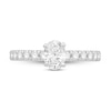 Thumbnail Image 2 of Previously Owned Diamond Engagement Ring 1-3/8 ct tw Oval/Round 14K White Gold
