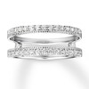 Thumbnail Image 1 of Previously Owned Diamond Enhancer Ring 1/2 carat tw Round 14K White Gold
