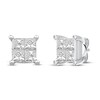 Thumbnail Image 1 of Previously Owned Diamond Stud Earrings 7/8 ct tw Round 10K White Gold