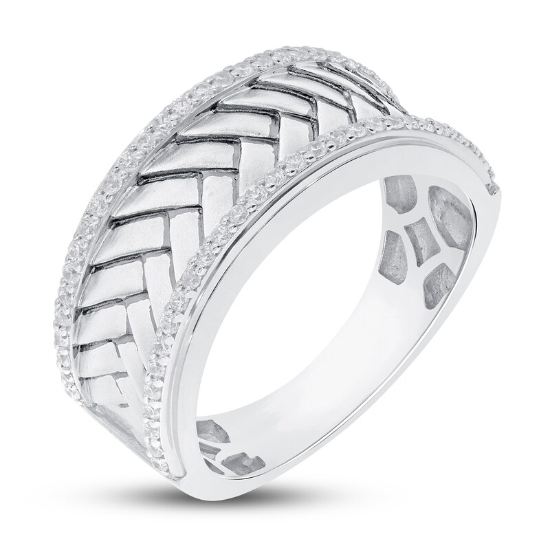 Main Image 2 of Previously Owned Men's Diamond Ring 1/2 ct tw Round 10K White Gold