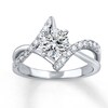 Thumbnail Image 2 of Previously Owned Diamond Engagement Ring Setting 3/8 ct tw Round 14K White Gold
