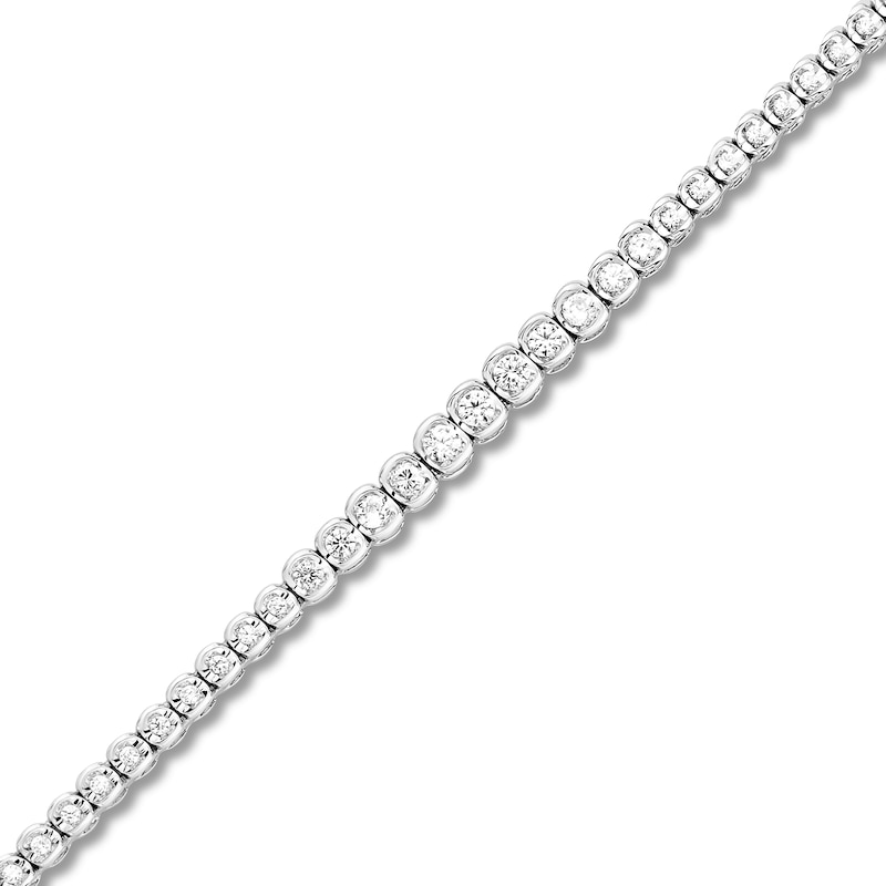 Main Image 2 of Previously Owned Diamond Bracelet 1 ct tw Round 14K White Gold
