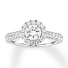Thumbnail Image 1 of Previously Owned Diamond Engagement Ring 1 carat tw Round 14K White Gold