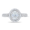 Thumbnail Image 3 of Previously Owned Royal Asscher Danica Diamond Engagement Ring 1 ct tw Oval 14K White Gold