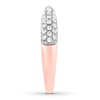 Thumbnail Image 3 of Previously Owned Diamond Anniversary Ring 3/8 carat tw Round 10K Rose Gold