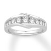 Thumbnail Image 1 of Previously Owned Diamond Anniversary Ring 3/4 ct tw Round 14K White Gold