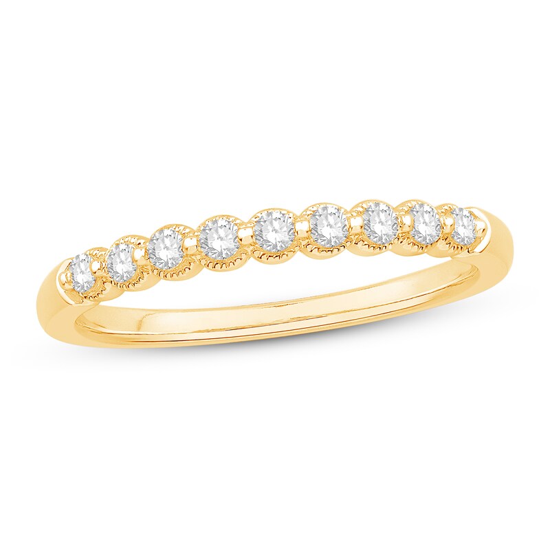 Main Image 1 of Previously Owned Diamond Anniversary Ring 1/5 ct tw Round 14K Yellow Gold