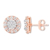 Thumbnail Image 1 of Previously Owned Diamond Editions Earrings 1 ct tw 14K Two-tone Gold