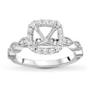 Thumbnail Image 1 of Previously Owned Diamond Engagement Ring Setting 3/8 ct tw Round 14K White Gold