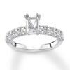 Thumbnail Image 1 of Previously Owned Diamond Ring Setting 5/8 carat tw Round 14K White Gold