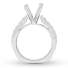 Thumbnail Image 2 of Previously Owned Diamond Engagement Ring Setting 1-3/4 ct tw Round 18K White Gold
