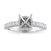Thumbnail Image 1 of Previously Owned Vera Wang WISH Diamond Engagement Ring Setting 3/8 ct tw Round 14K White Gold