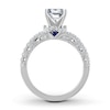 Thumbnail Image 2 of Previously Owned Vera Wang WISH Diamond Engagement Ring Setting 3/8 ct tw Round 14K White Gold
