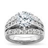 Thumbnail Image 3 of Previously Owned Diamond Engagement Ring Setting 2-1/5 ct tw Round 18K White Gold