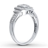 Thumbnail Image 2 of Previously Owned Diamond Ring 1/3 ct tw Princess-Cut 14K White Gold