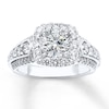Thumbnail Image 3 of Previously Owned Diamond Engagement Ring Setting 1 1/8 ct tw Round 14K Gold