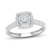 Thumbnail Image 1 of Previously Owned Diamond Promise Ring 1/2 ct tw Princess/Round 10K White Gold