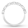Thumbnail Image 2 of Previously Owned Diamond Stackable Ring 1/3 ct tw Bezel-set 10K White Gold