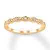 Thumbnail Image 1 of Previously Owned Diamond Stackable Ring 1/10 carat tw Round 10K Yellow Gold