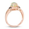 Thumbnail Image 4 of Previously Owned Le Vian Natural Opal Ring 1/6 ct tw Diamonds 14K Strawberry Gold