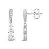 Thumbnail Image 2 of Previously Owned Hearts Desire Diamond Earrings 1 ct tw Round 18K White Gold