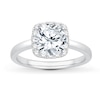 Thumbnail Image 3 of Previously Owned Diamond Engagement Ring Setting 1/4 ct tw Round Platinum