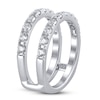 Thumbnail Image 2 of Previously Owned Diamond Insert Ring 1 ct tw Ideal-cut 18K White Gold
