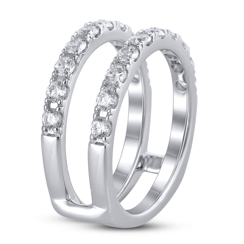 Main Image 2 of Previously Owned Diamond Insert Ring 1 ct tw Ideal-cut 18K White Gold