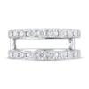 Thumbnail Image 3 of Previously Owned Diamond Insert Ring 1 ct tw Ideal-cut 18K White Gold