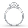 Thumbnail Image 2 of Previously Owned Diamond Engagement Ring 1/2 ct tw Round-cut 14K White Gold
