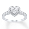 Thumbnail Image 1 of Previously Owned Diamond Engagement Ring 1/2 carat tw Round-cut 14K White Gold